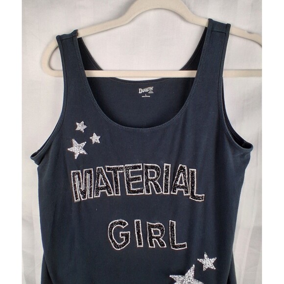 Duluth Material Girl Tank Stars Size L - Picture 2 of 11